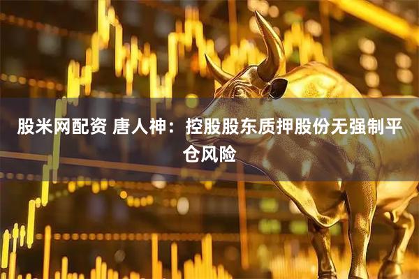 股米网配资 唐人神：控股股东质押股份无强制平仓风险