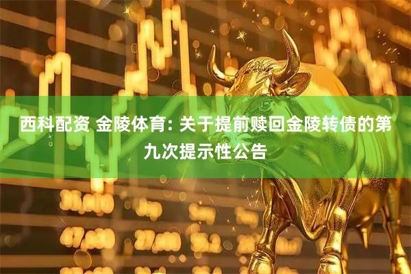 西科配资 金陵体育: 关于提前赎回金陵转债的第九次提示性公告