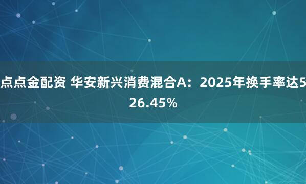 点点金配资 华安新兴消费混合A：2025年换手率达526.45%
